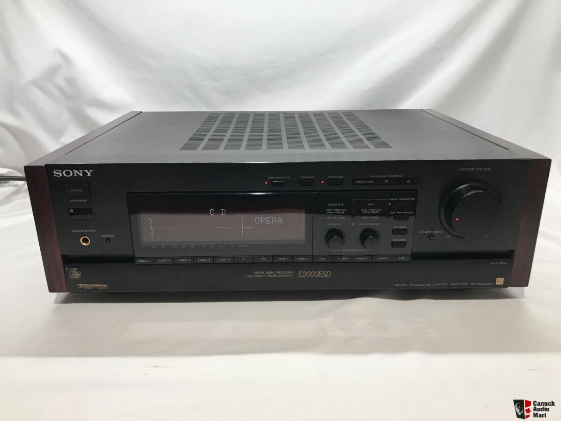 Sony TA-E2000ESD Pre Amp Digital Processing Control Amplifier With