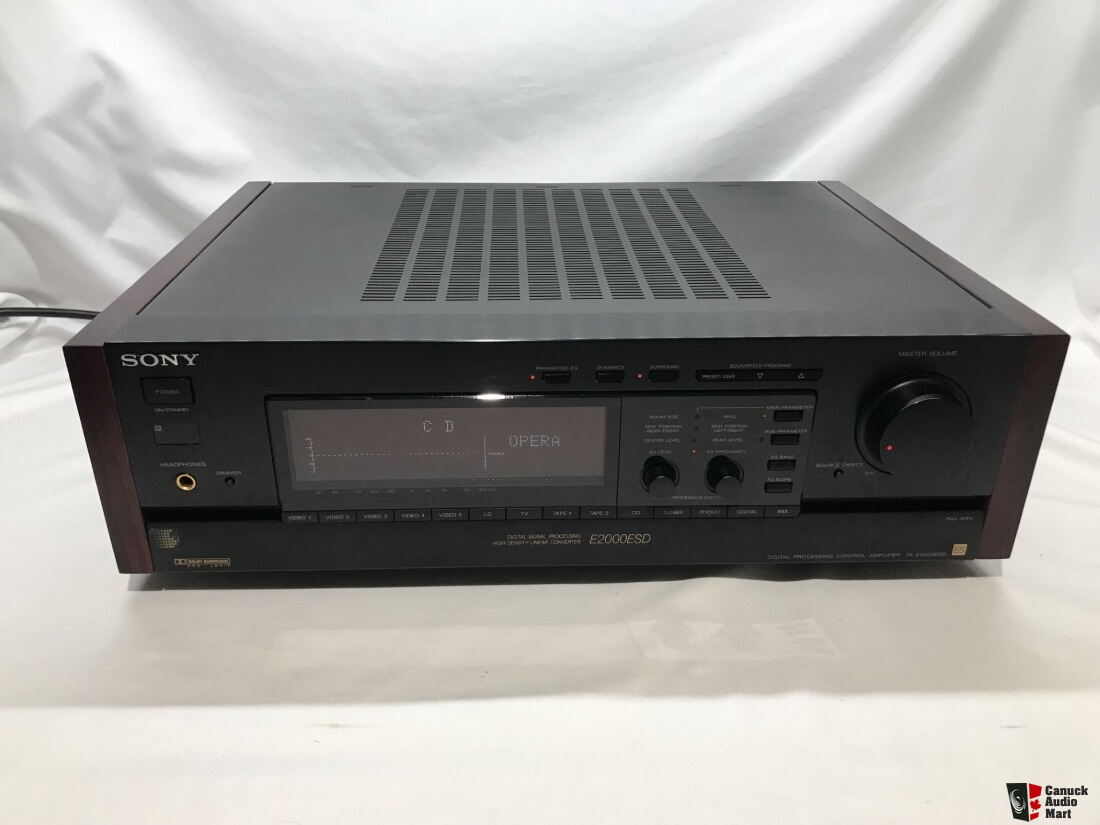Sony TA-E2000ESD Pre Amp Digital Processing Control Amplifier With