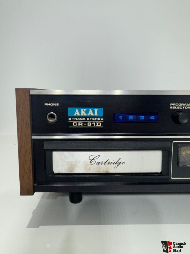 Enregistreur Akai CR-81D 8 Pistes – Avec Cassette, Bon Fonctionnement, Vintage