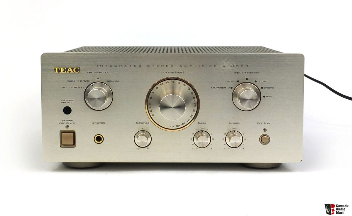 TEAC A-H500 Integrated Amp (Silver): EXCELLENT Trade-In; 90 Day