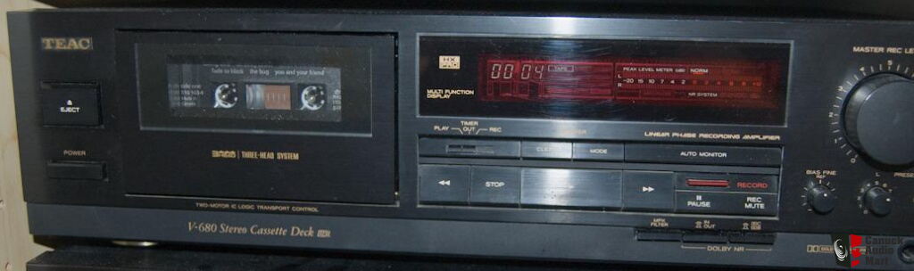 Teac V-680 3 head cassette deck Photo #587581 - US Audio Mart