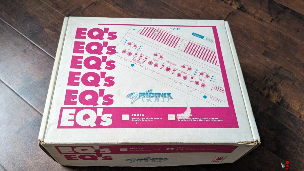 Phoenix Gold EQ-215x Two-Thirds Octave Graphic Equalizer and 2-way