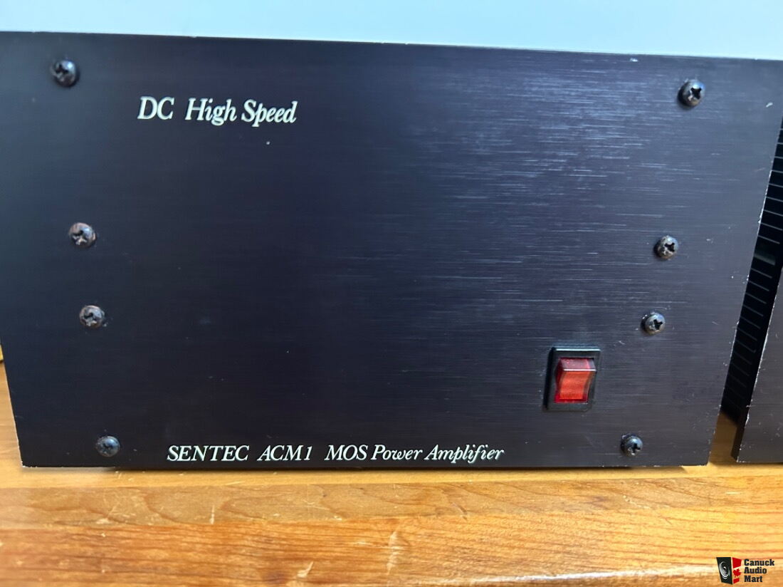 Rare Sentec ACM1 Mono-bloc Amplifiers Photo #5937548 - Canuck Audio Mart