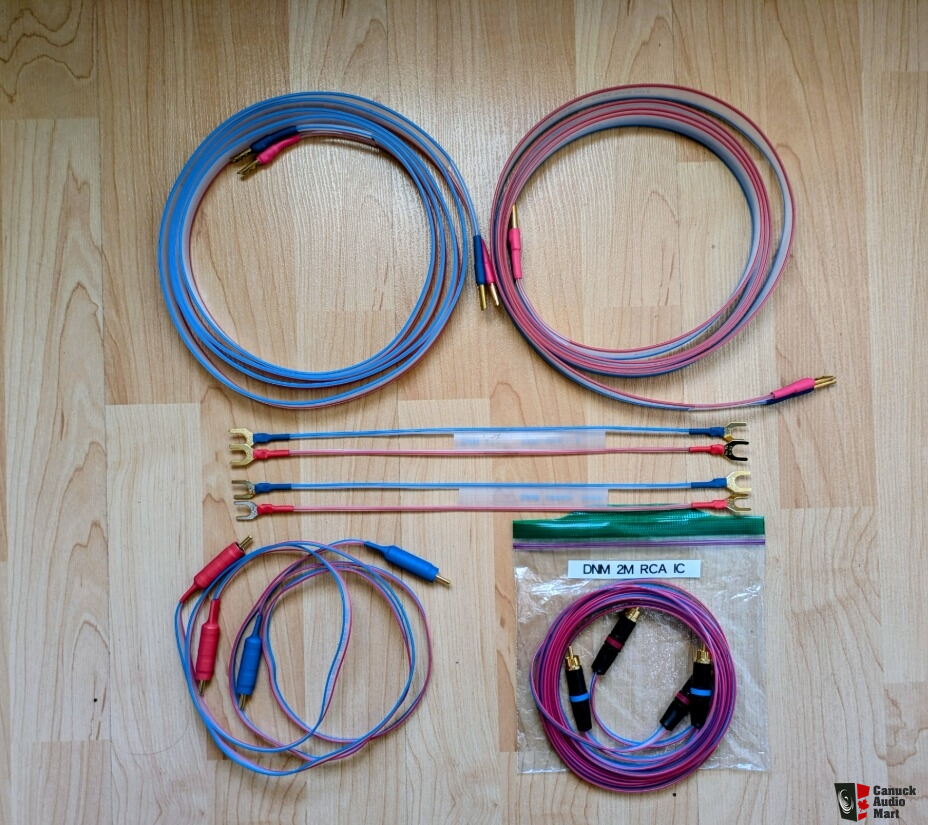 DNM Reson Single Solid Core interconnect and speaker cables Photo ...