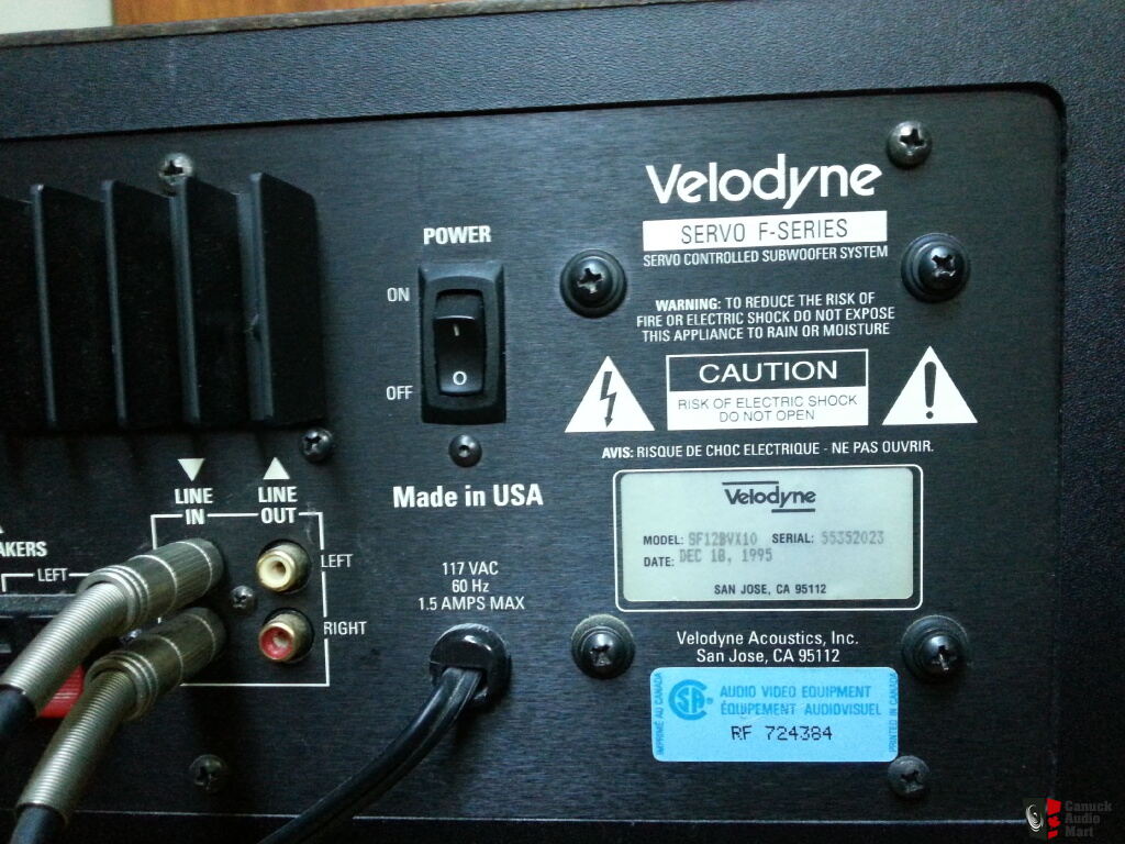 velodyne servo f series