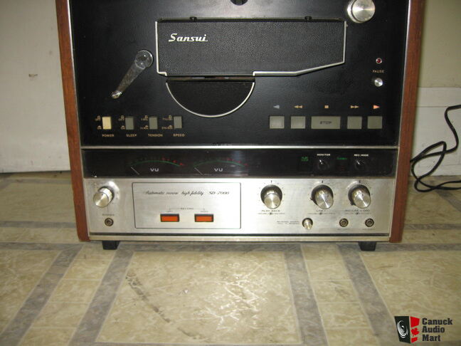 Sansui SD-7000 Reel to Reel Tape Deck-As Is Sale-For Service or Parts Photo  #620893 - US Audio Mart