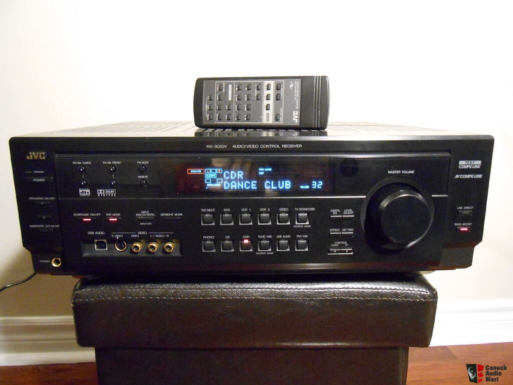 JVC RX8010VBK 500W RMS 5.1 DOLBY HOME THEATER RECEIVER Photo 620909