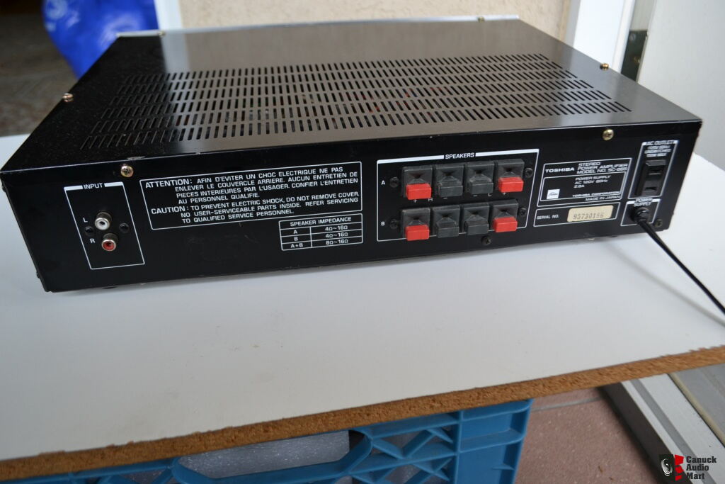 TOSHIBA STEREO POWER AMPLIFIER,MODEL SC-665 Photo #624987 - US Audio Mart