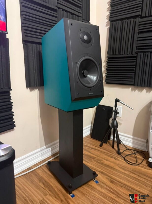 Epos ES14N w/ Stands ..Like New Aqua Blue Limited Edition Photo ...