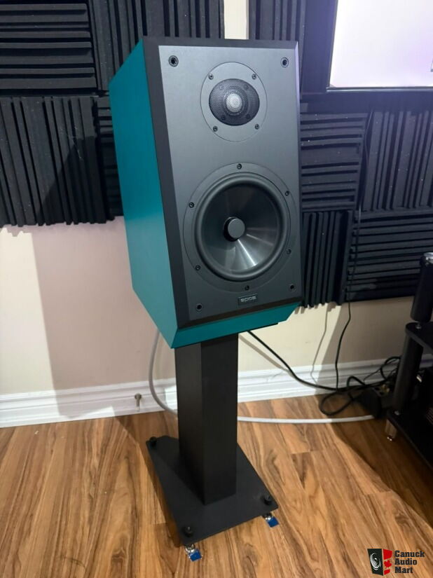 Epos ES14N w/ Stands ..Like New Aqua Blue Limited Edition Photo ...