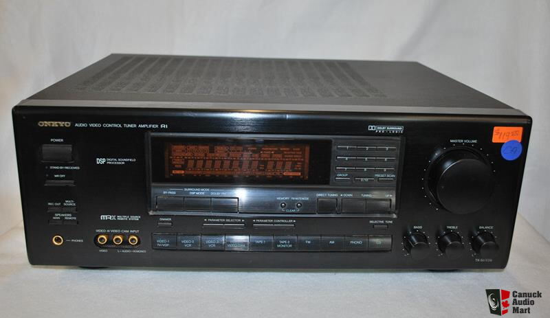 ONKYO TX-SV636 Amplifier - 100 Watts per Channel Photo #670704