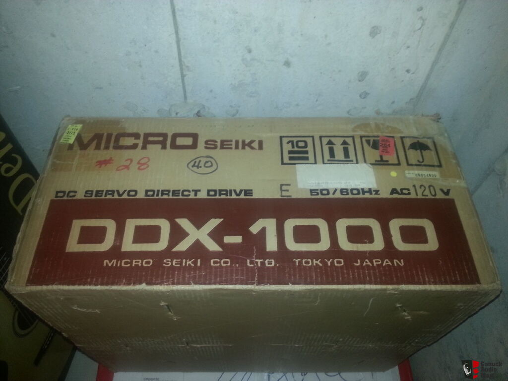 Micro Seiki Ddx 1000 Turntable With Micro Seiki Ma 707 Tonearm Photo Us Audio Mart