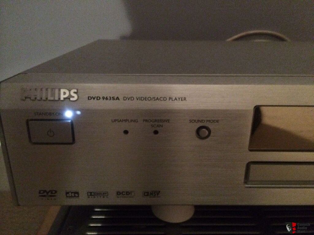 Philips Dvd 963sa Sacd Dvd Player With Cd Upsampling Photo 6128 Us Audio Mart