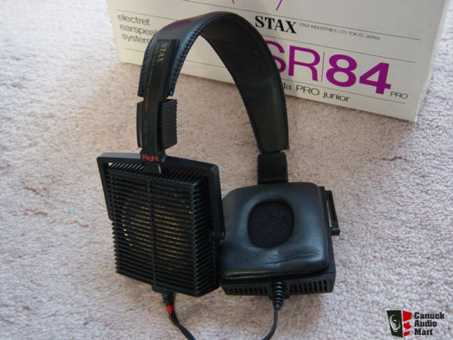 STAX SR84 Pro Junior Headphones SR80 Pro with adapter SRD 4