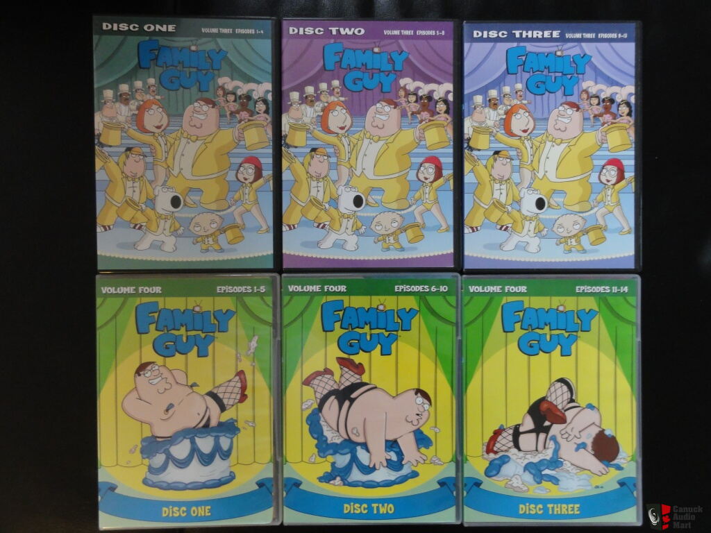 692350 Family Guy Complete Seasons Dvd Sets 15 Discs Only 10 