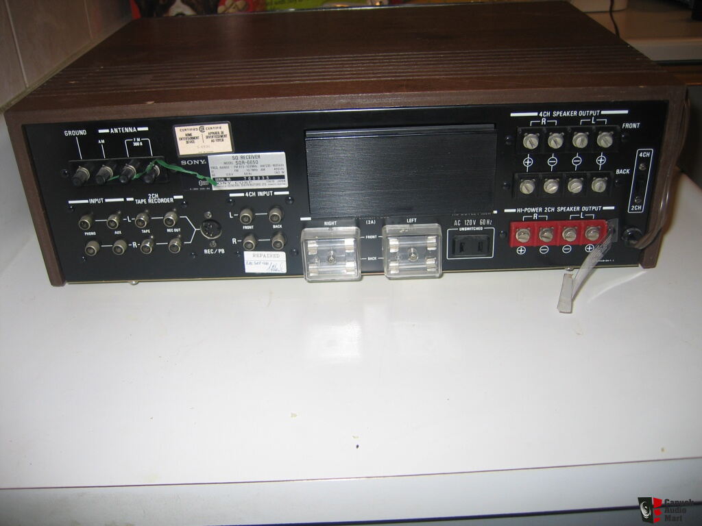 Sony SQR AM FM Quadraphonic Receiver SQR-6650 WORKING Photo