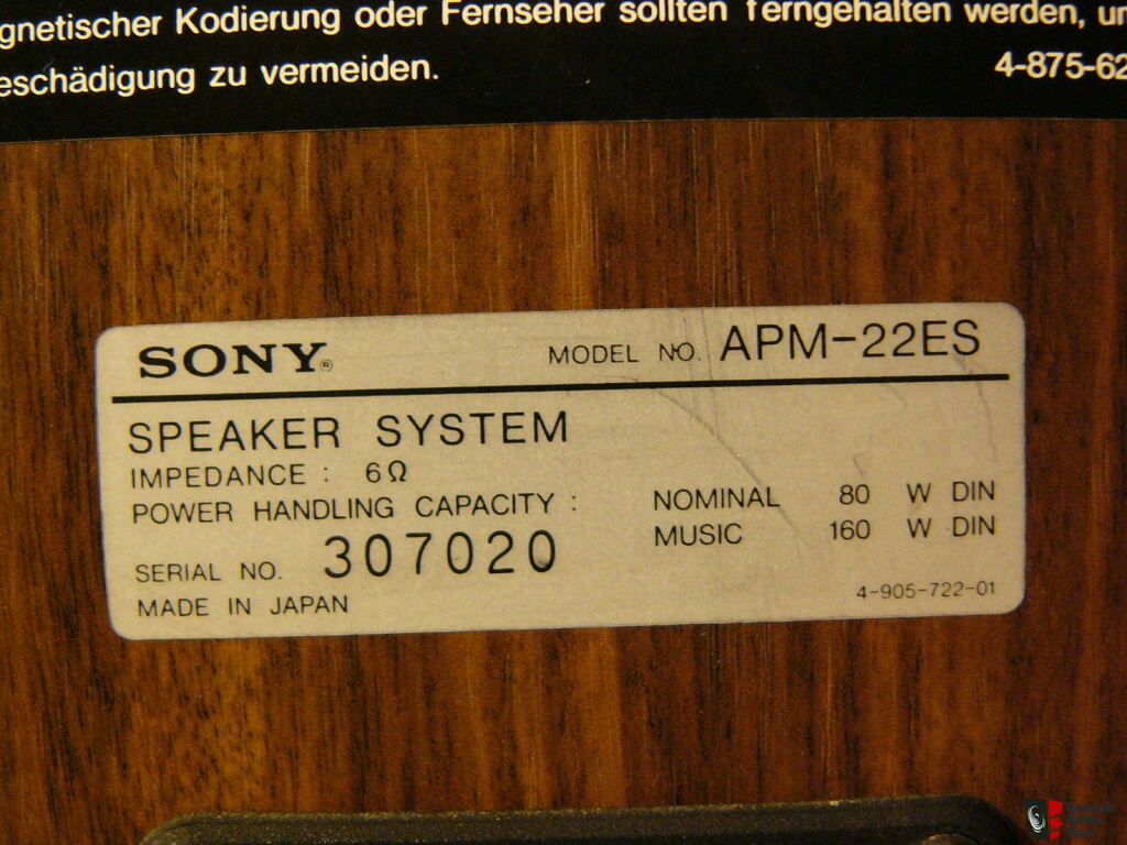 Sony APM-22ES 