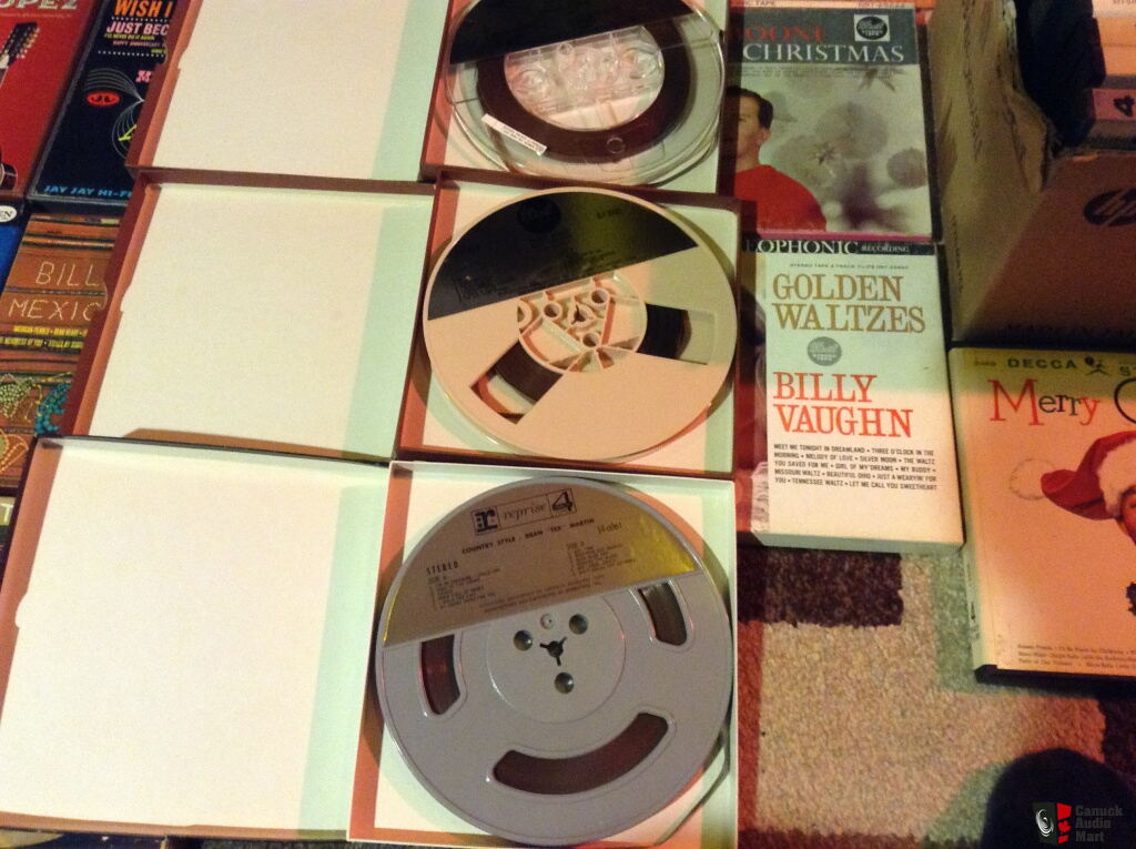 42 VINTAGE PRE-RECORDED REEL TO REEL 1/4 TAPE'S..! Photo #700842 - Canuck  Audio Mart