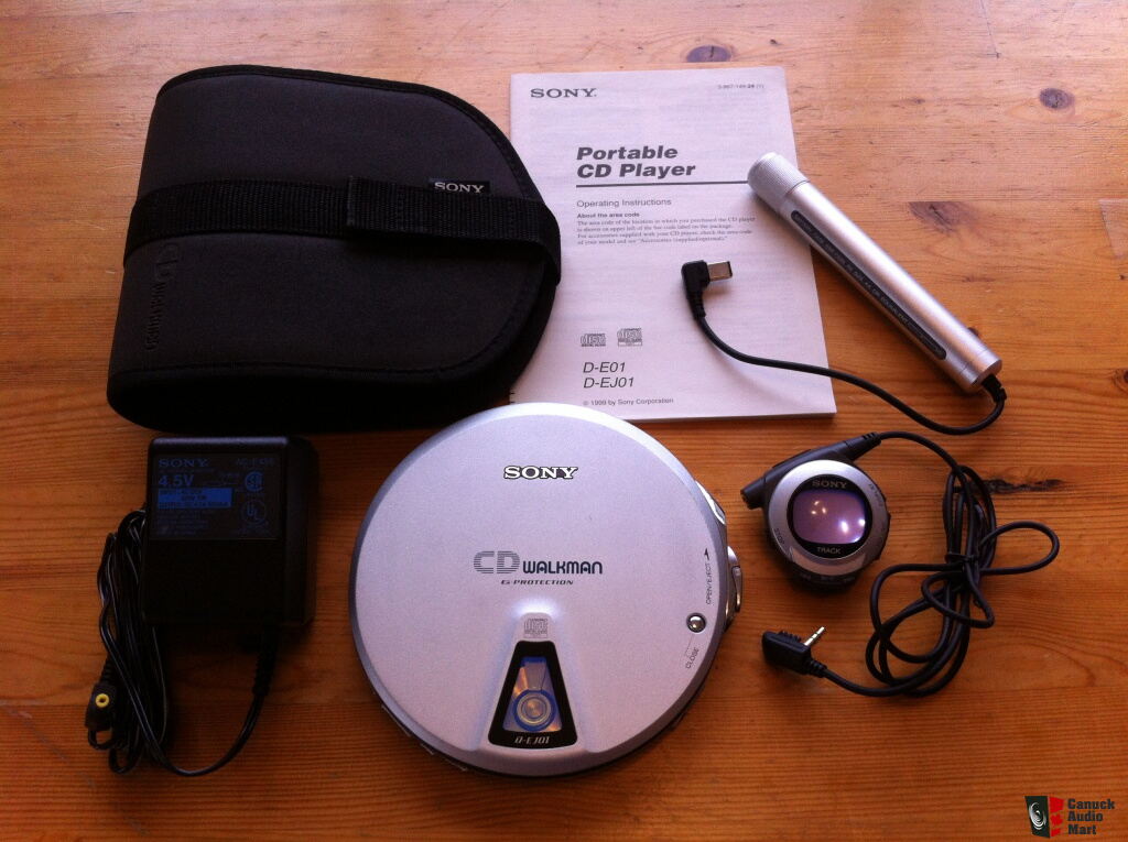 Sony D-EJ01 20th. anniversary Discman slot loading portable CD