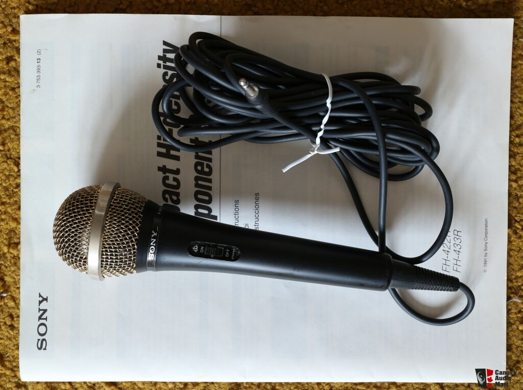 Sony FH-433R early 90s mini system, multivoltage  with Karaoke