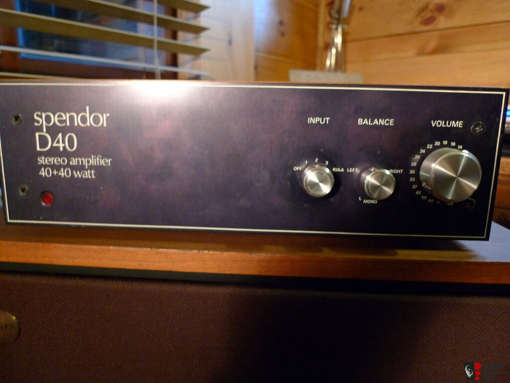 spendor d40 amplifier