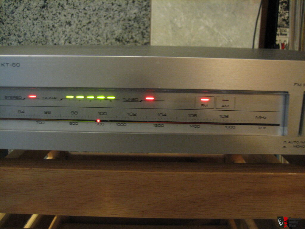 Kenwood KT-60 silver face analog AM/FM tuner Photo #744589 - US Audio Mart