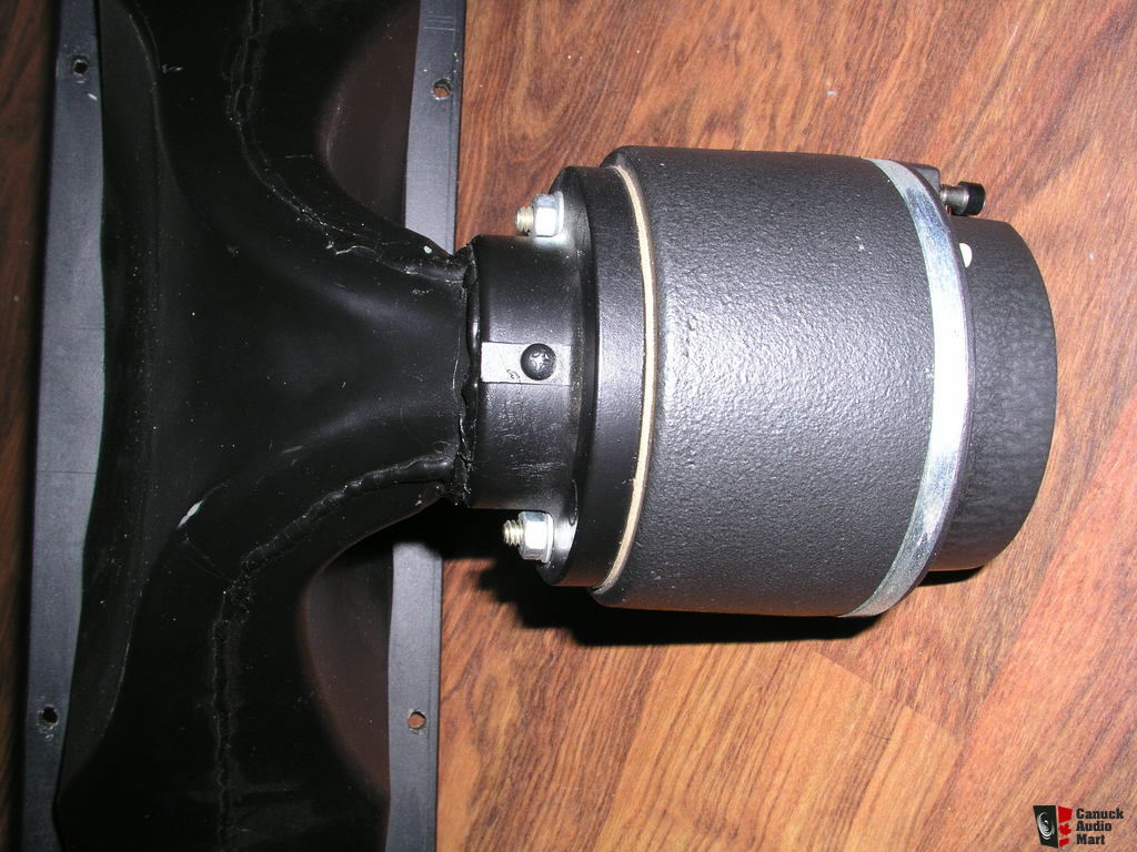 PAIR ALTEC 32B bent horns w/ 802-8G drivers and crossovers Photo ...