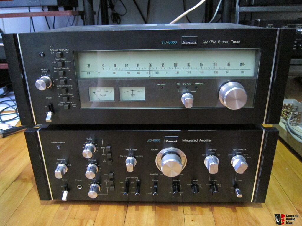 Sansui AU-9900 and TU-9900 Integrated Amplifier and Tuner Photo 
