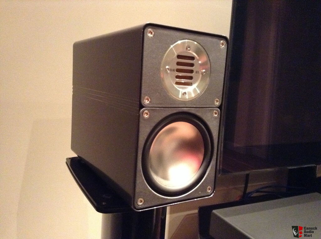 Elac 310.2 Jet speakers. Dark Grey-Full Aluminum chassis. Sold to