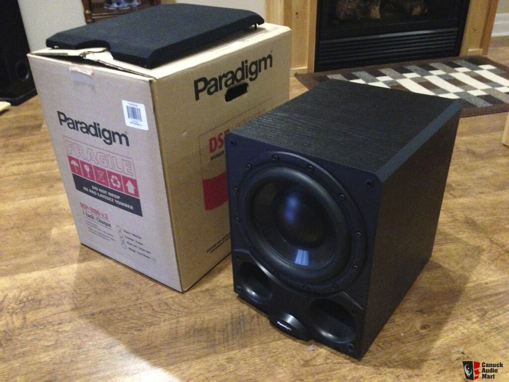 paradigm subwoofer dsp 3100