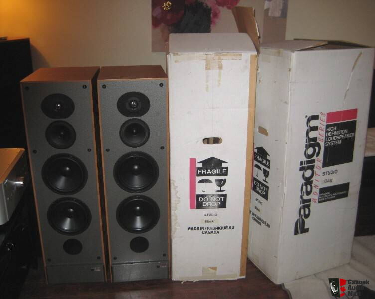 Paradigm studio monitor sales speakers