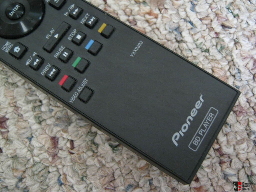 Pioneer BluRay Player Remote Control Model VXX3333 Photo 810671 US