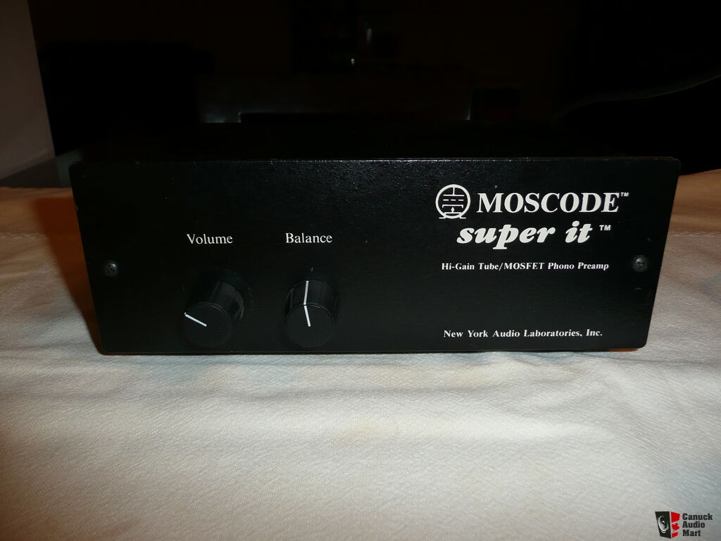 Moscode SUPER IT HI-GAIN TUBE MM/MC phono pre-amp Photo #818825 - UK ...