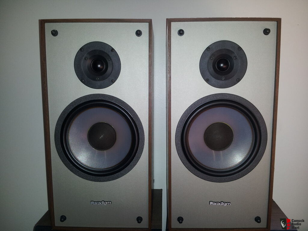 Vintage PARADIGM Bookshelf Speakers 