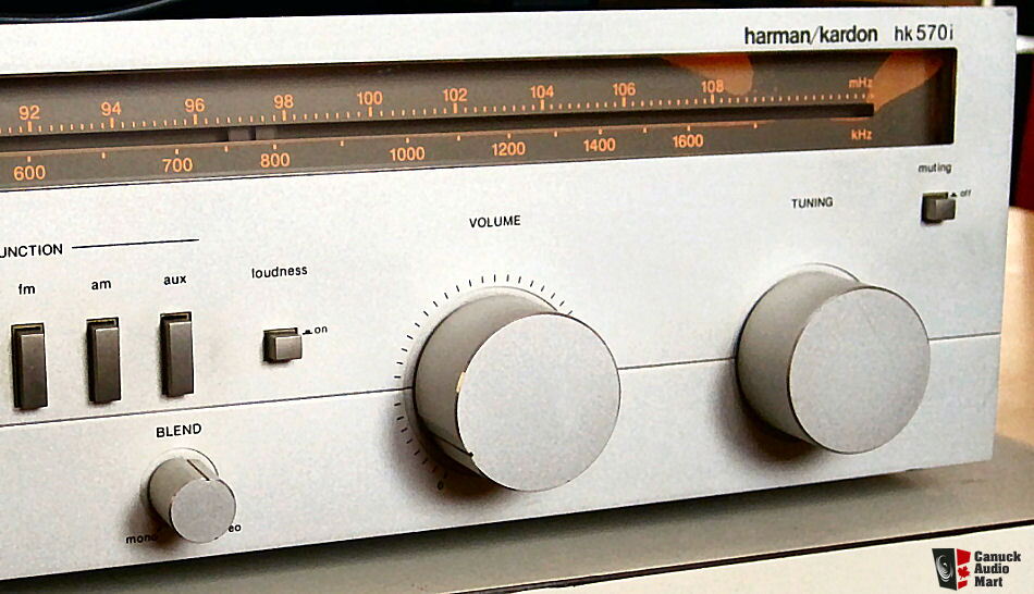 Vintage HARMAN KARDON HK570i AM FM Stereo Receiver 45+ watts/channel