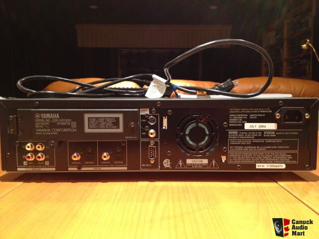 Yamaha CDR-HD1300 - Audiophile-Grade CD & HDD Recorder - CD-R/RW