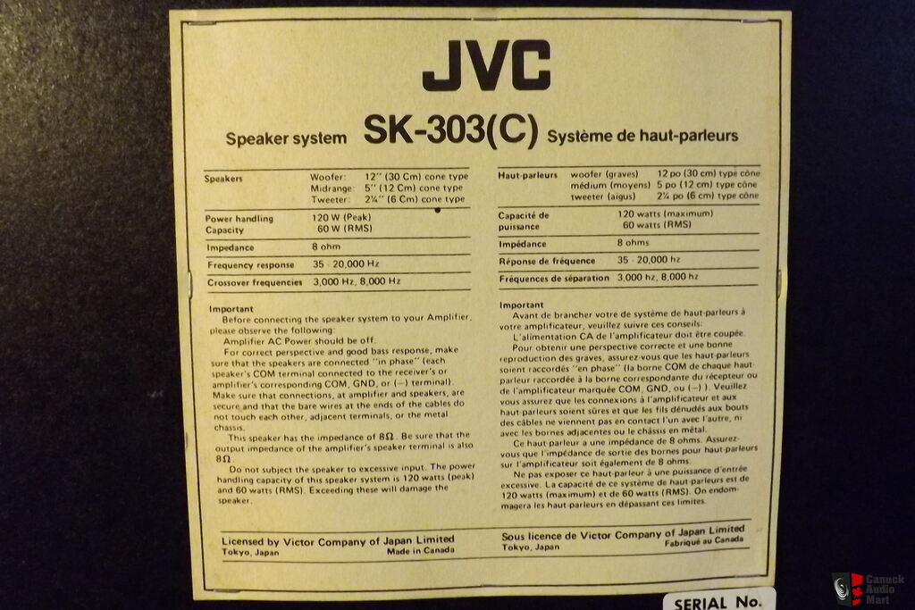 jvc sk303