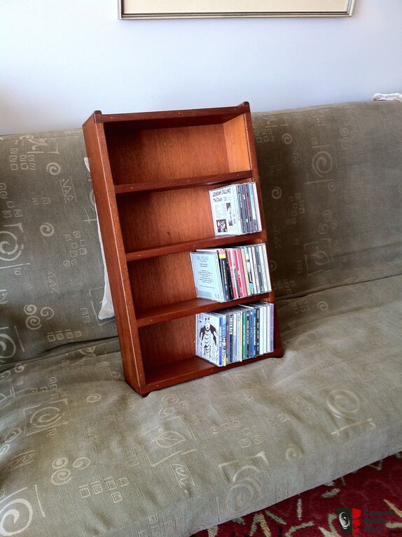 Custom made mahogany CD rack Photo #854527 - Canuck Audio Mart