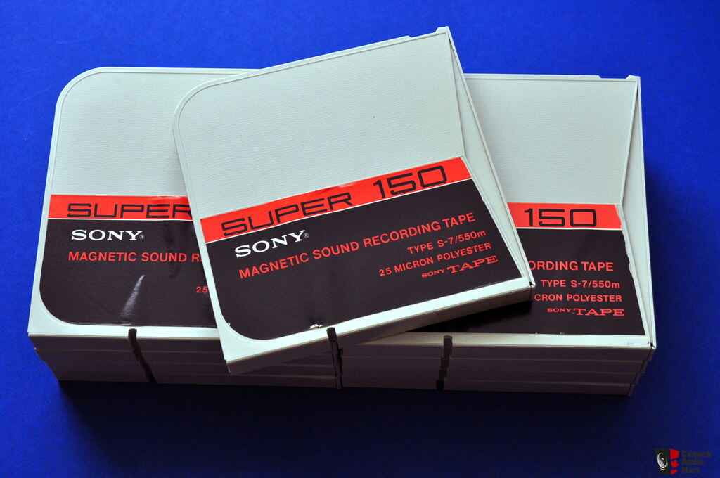 Sony Super 150 Magnetic Sound Recording Tape Original Japanese 550
