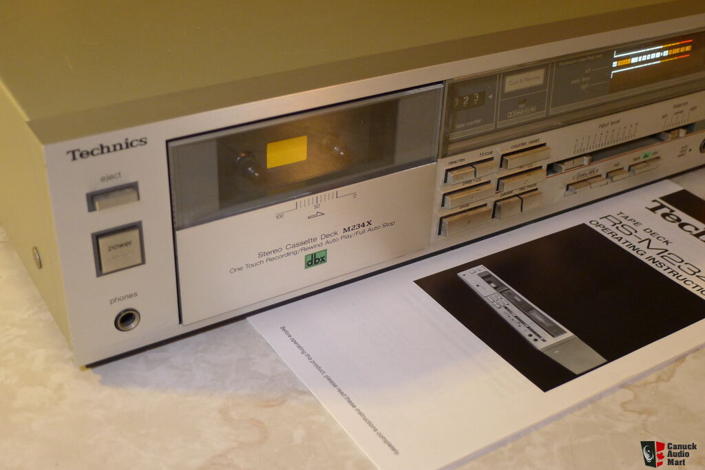 Technics RS-M234X Cassette Deck - Dolby B / C & DBX NR, With OBM And ...