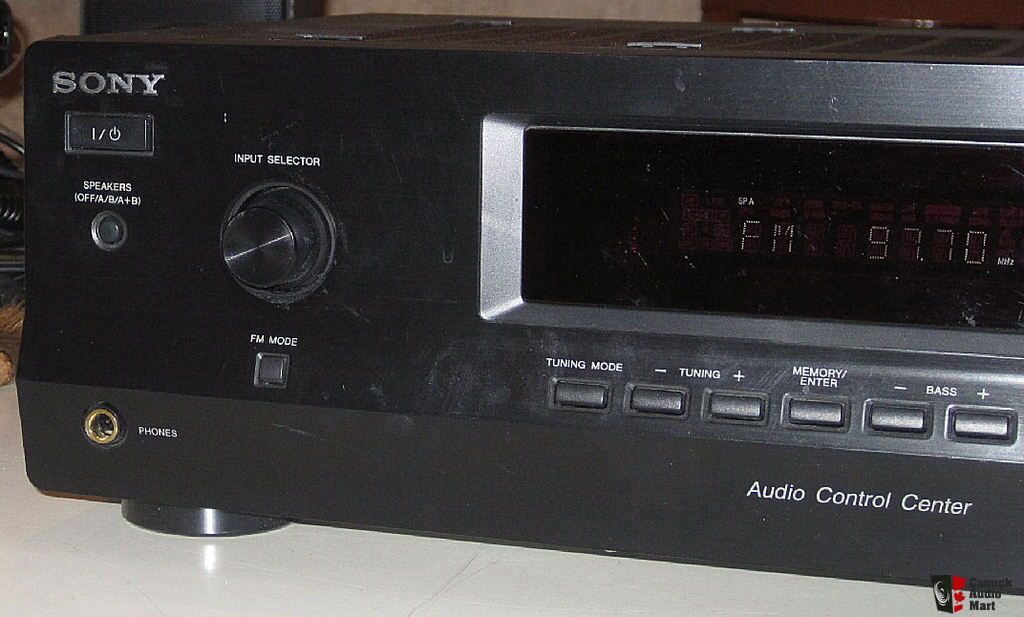 SONY STR-DH100 AM FM Stereo Receiver with Remote Control and Manual