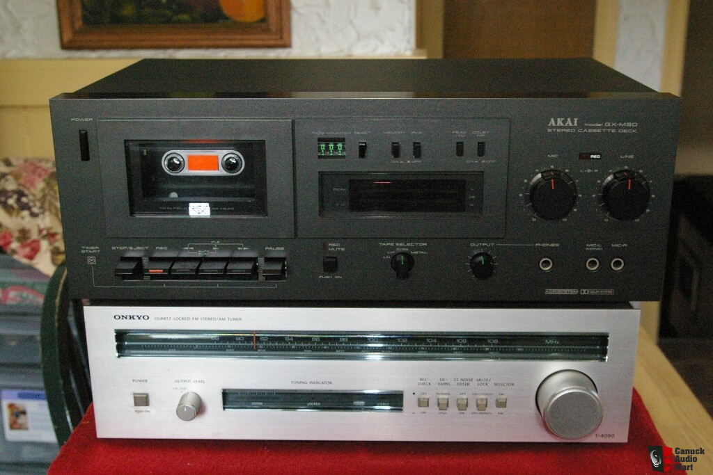 Akai GX-M30 Cassette Deck & Onkyo T-4090 Quartz-Locked FM stereo