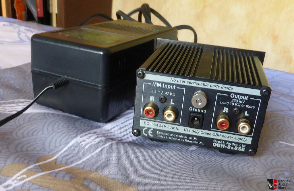 Creek OBH8SE MM phonostage+ OBH 2 regulated power supply- classic