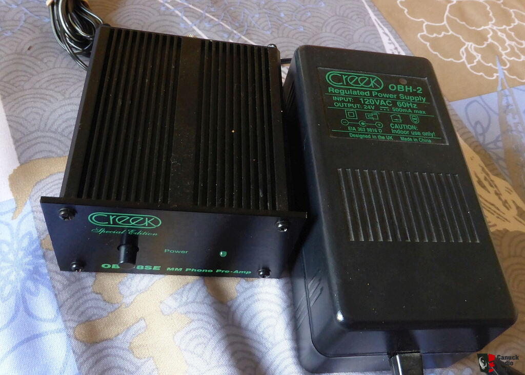 Creek OBH8SE MM phonostage+ OBH 2 regulated power supply- classic