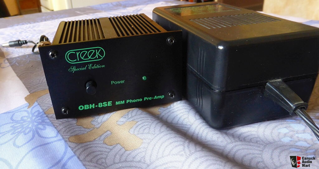 Creek OBH8SE MM phonostage+ OBH 2 regulated power supply- classic