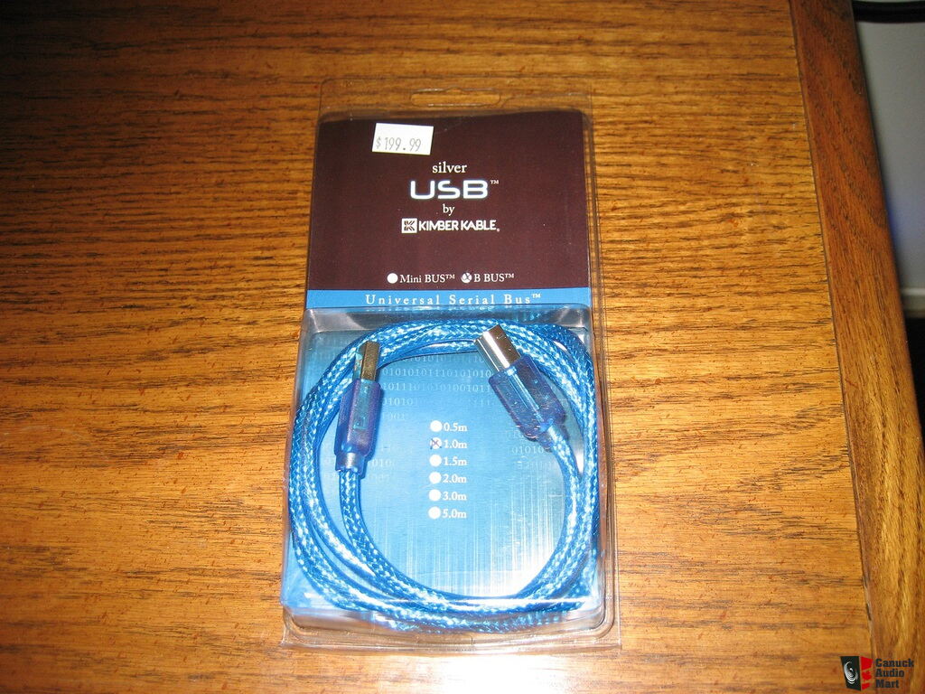 trussel halt indarbejde Kimber Kable 1m USB B-BUS ag (Silver) cable Photo #884287 - US Audio Mart
