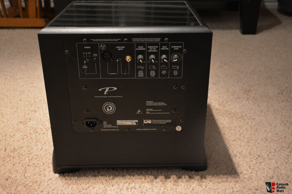 paradigm reference seismic 12 subwoofer