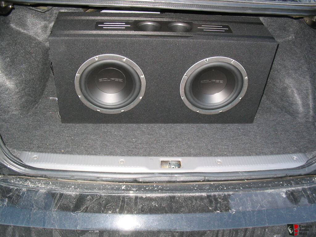 subs in box with Eclipse amp 