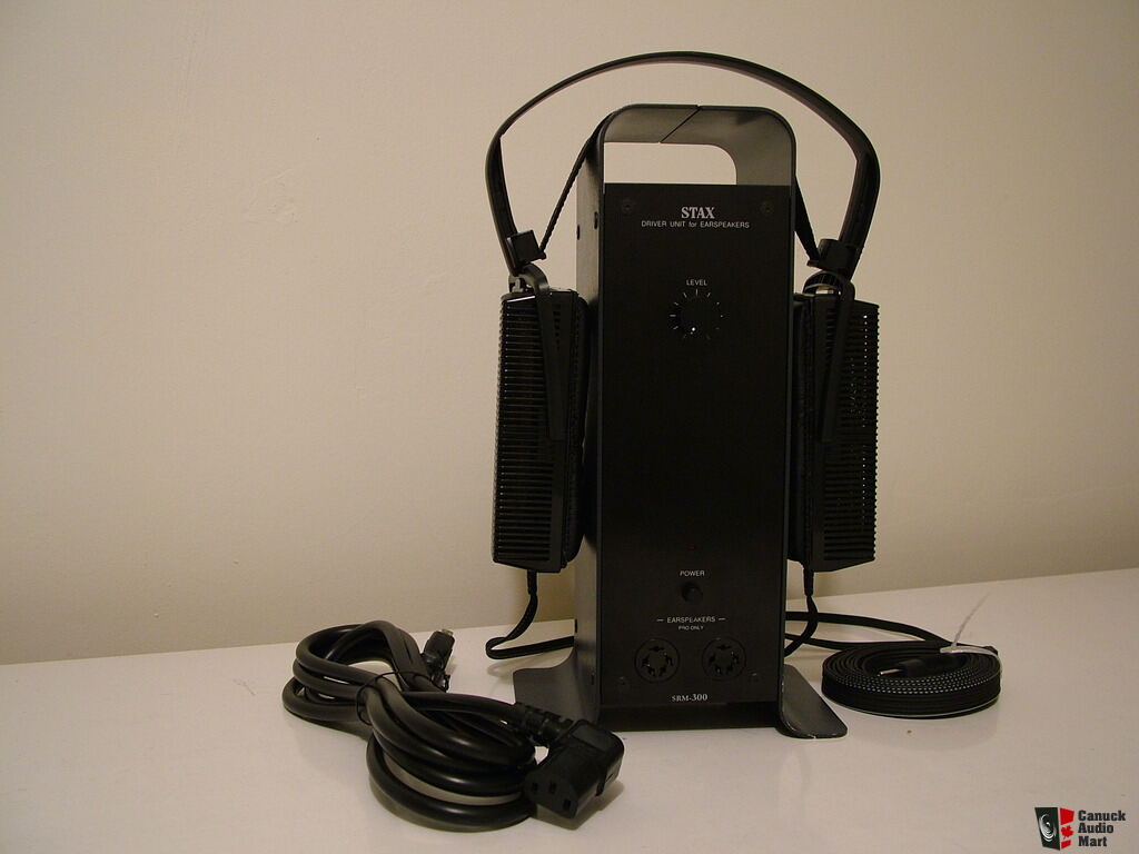 Stax SRS-3000 Electrostatic Earspeaker System (SRM-300 Amplifier +