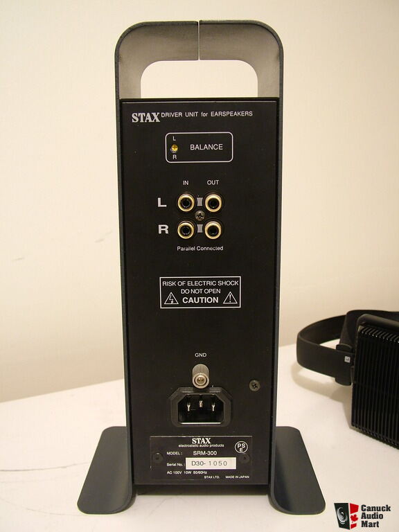 Stax SRS-3000 Electrostatic Earspeaker System (SRM-300 Amplifier +